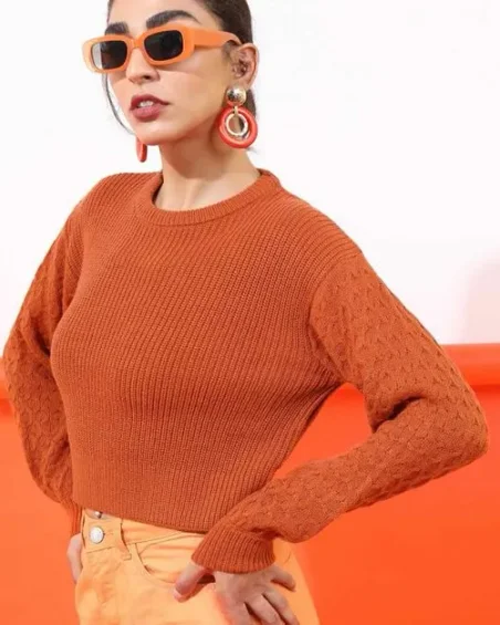 Pullover di lana da donna