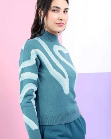 Pullover di lana da donna