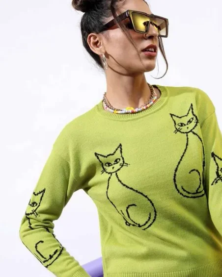 Pullover di lana da donna