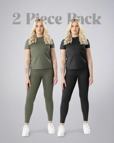 Leggings da donna - Pack of 2