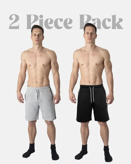 Pantaloncini loungewear da uomo - Confezione da 2