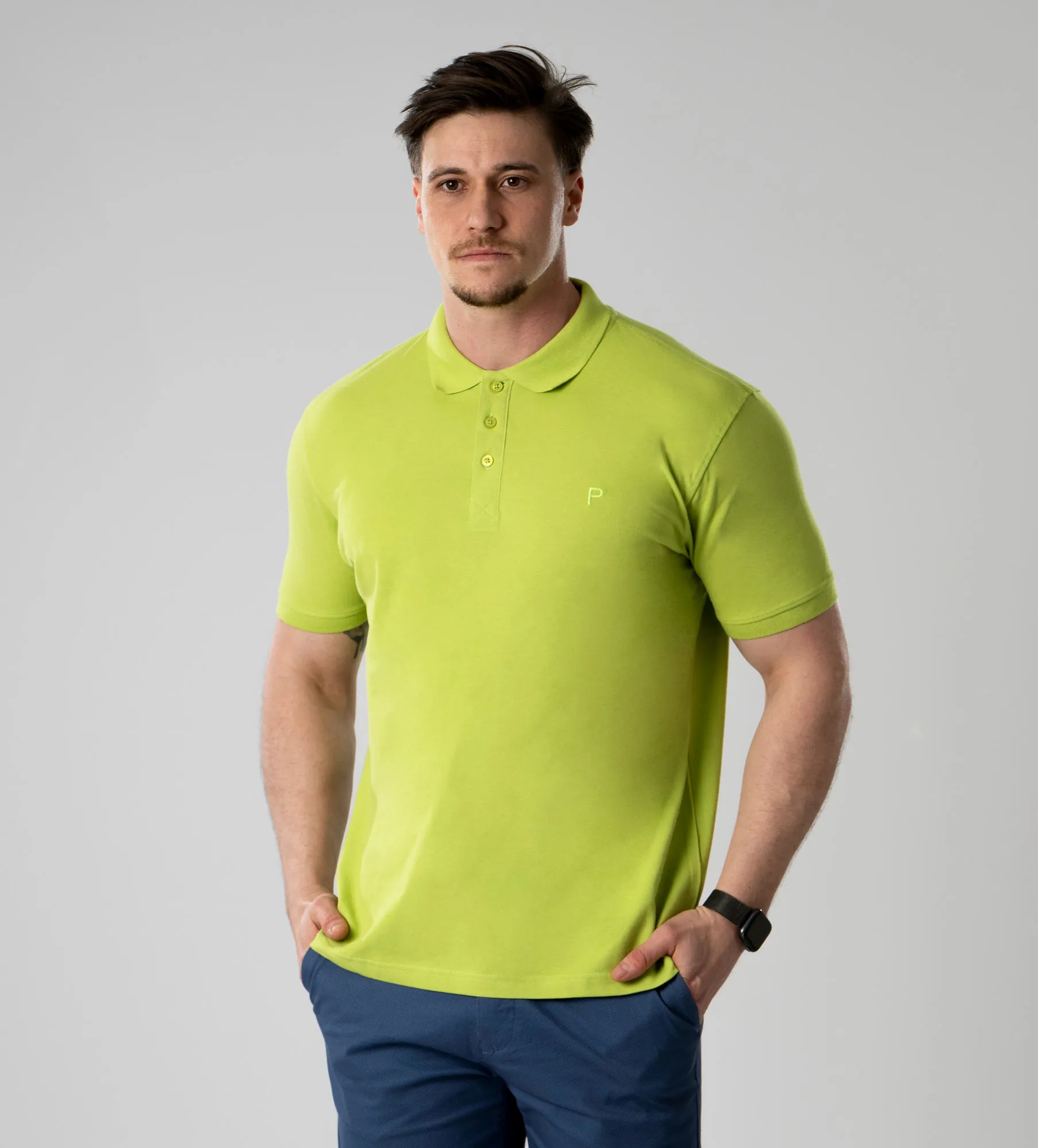 Manica corta polo da uomo Confezione da 3