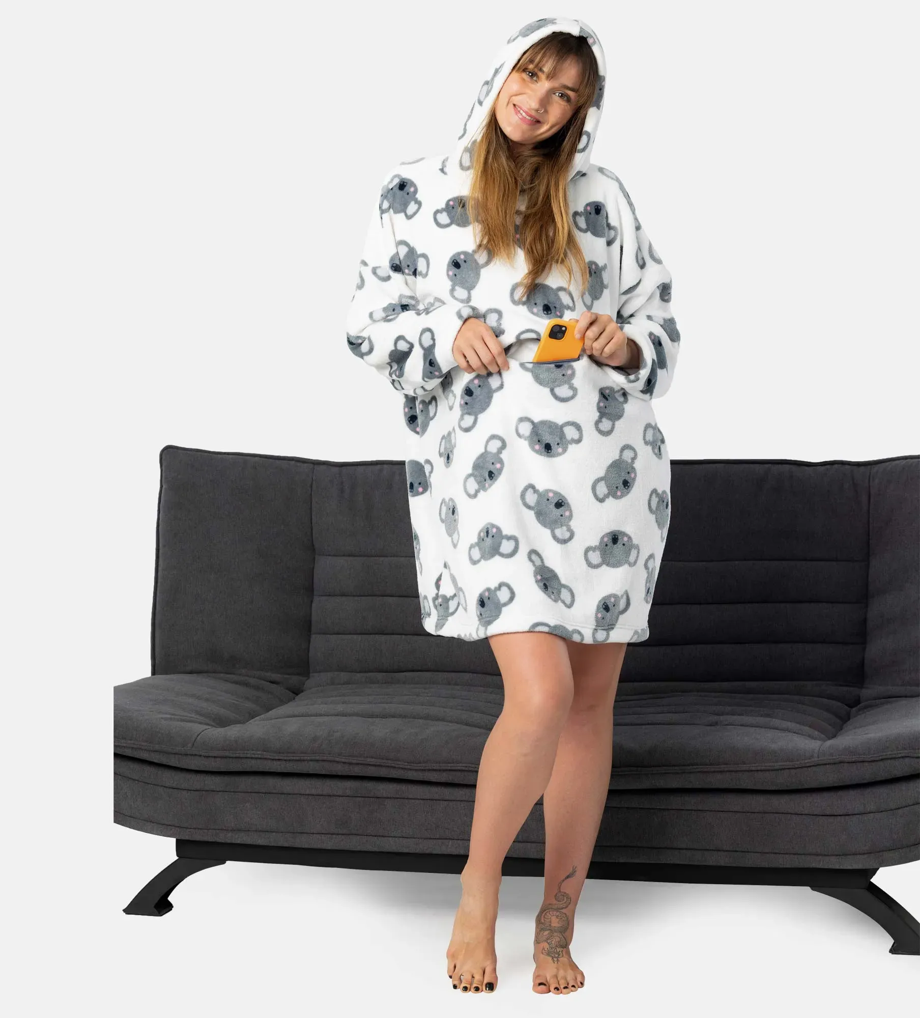 Felpe oversize senza cappuccio da donna