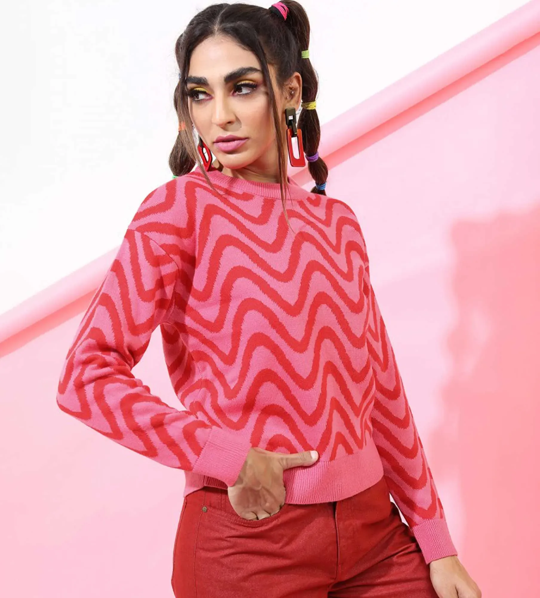 Pullover di lana da donna