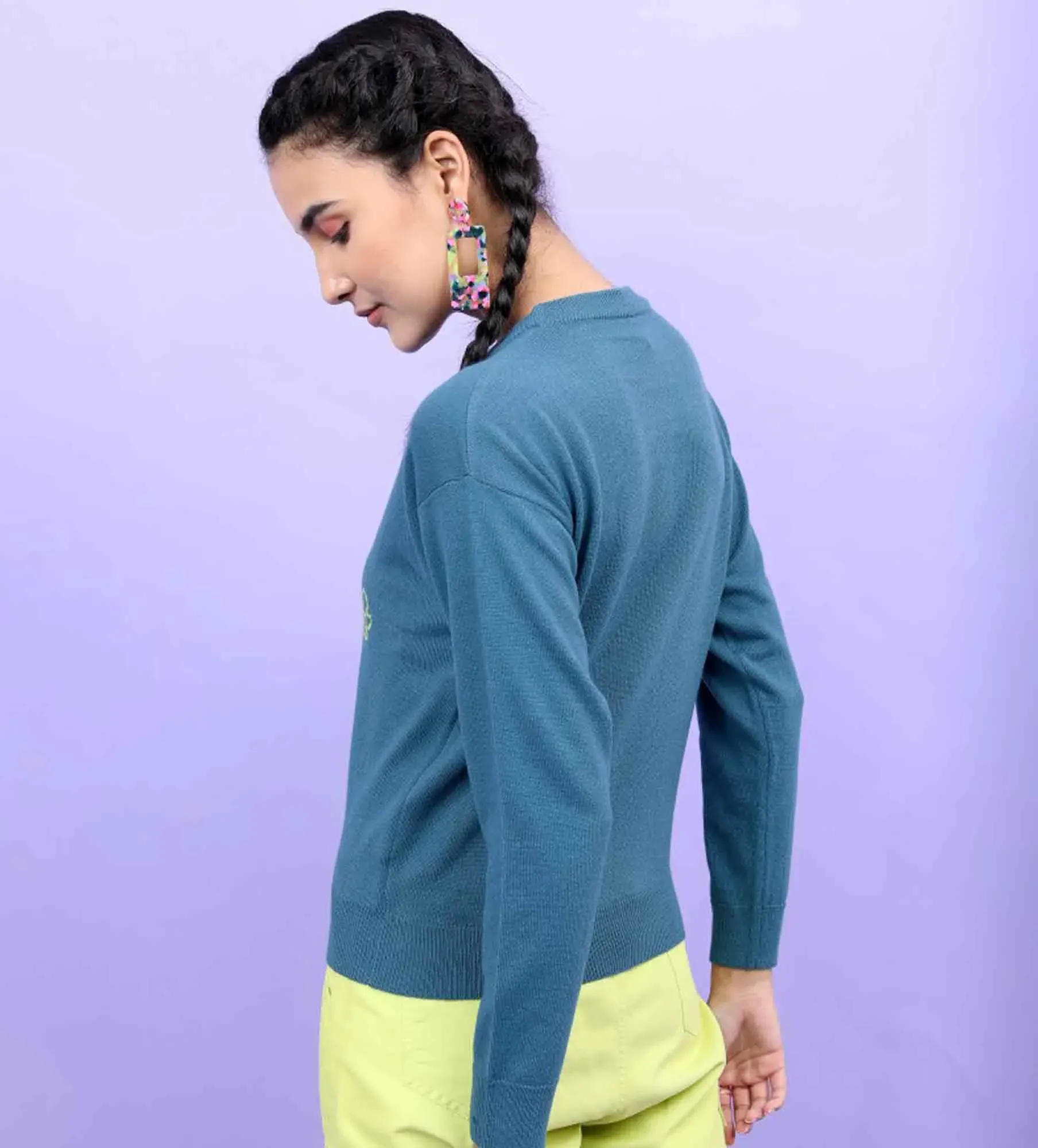Pullover di lana da donna