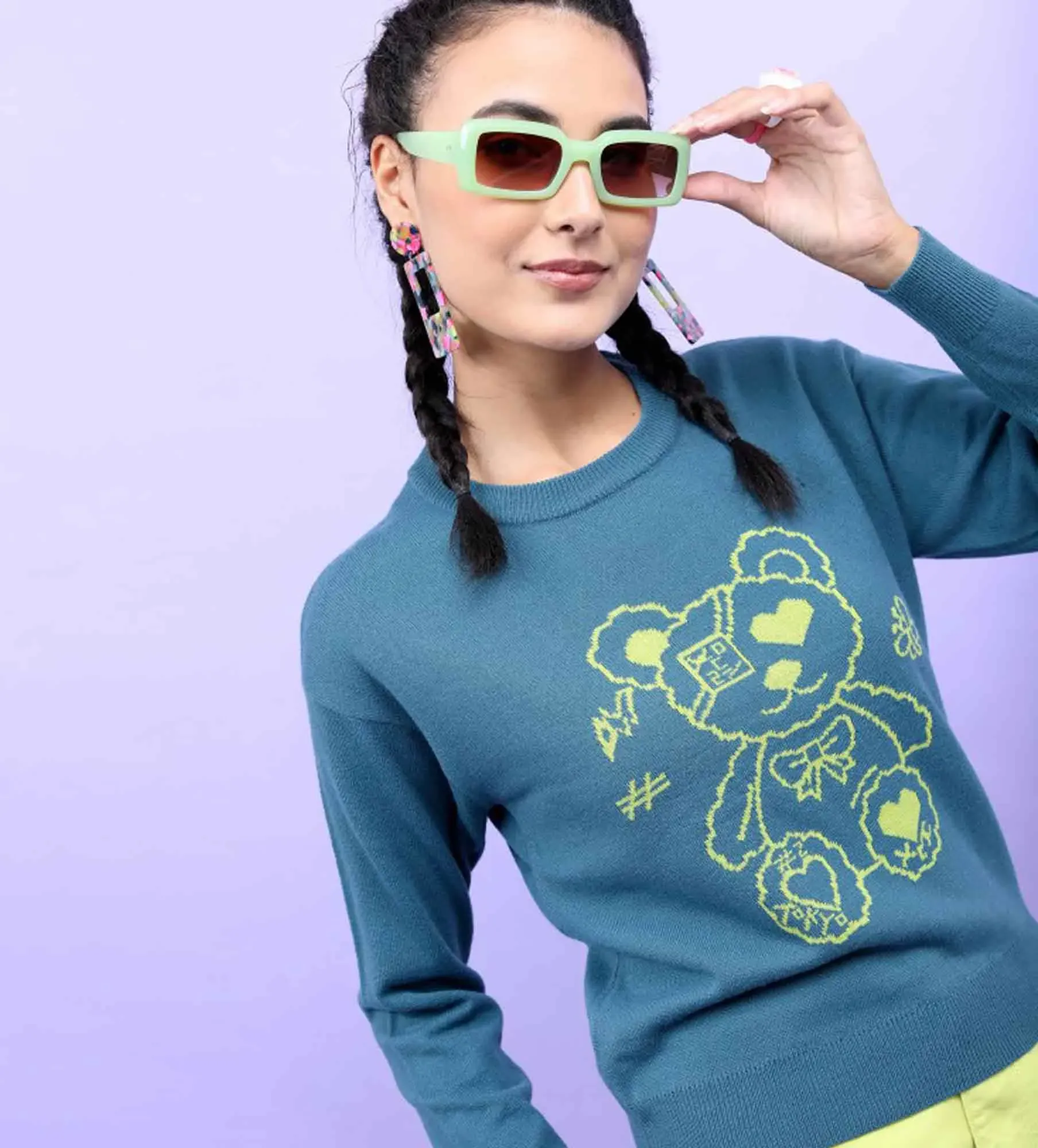 Pullover di lana da donna