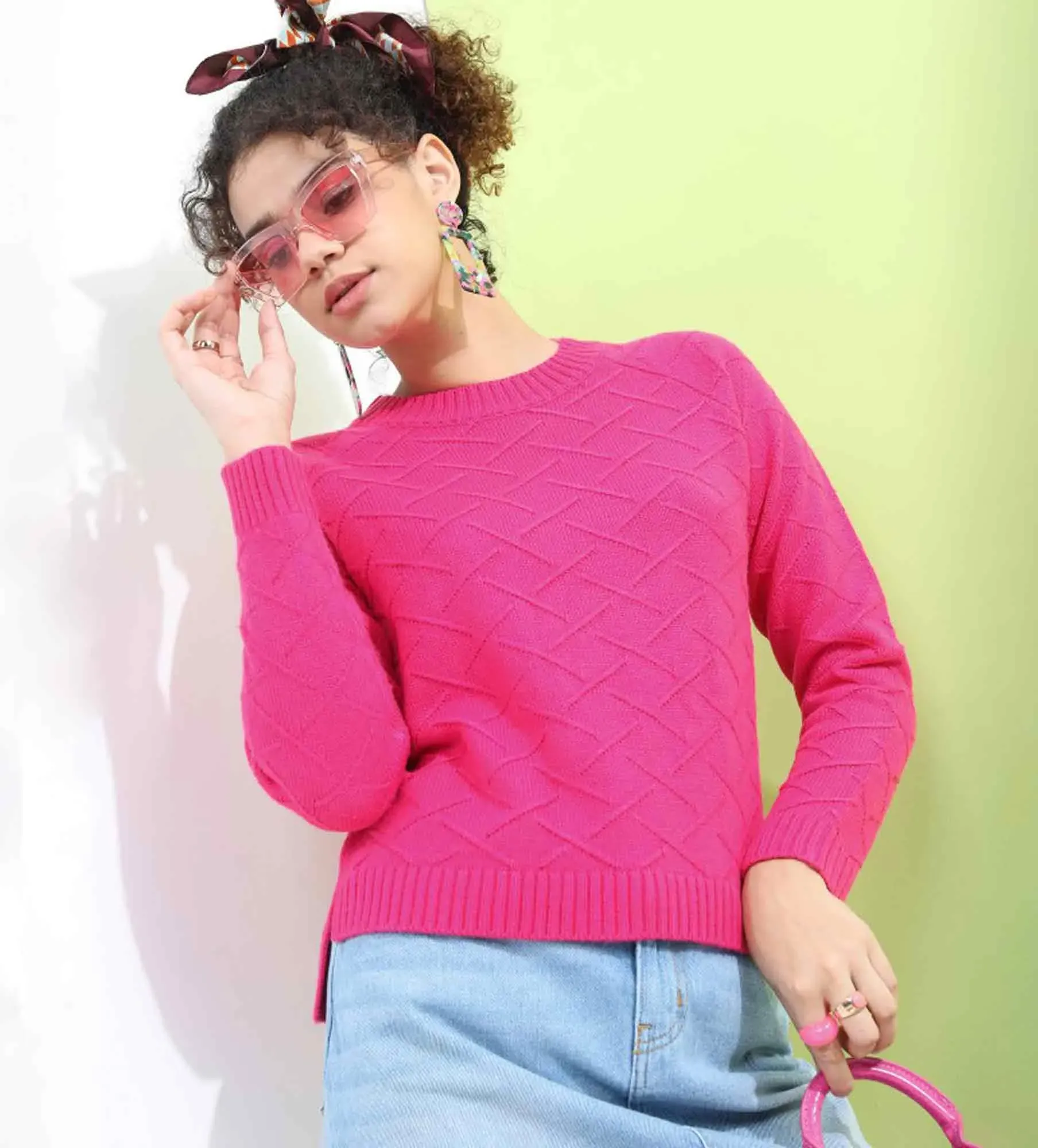 Pullover di lana da donna