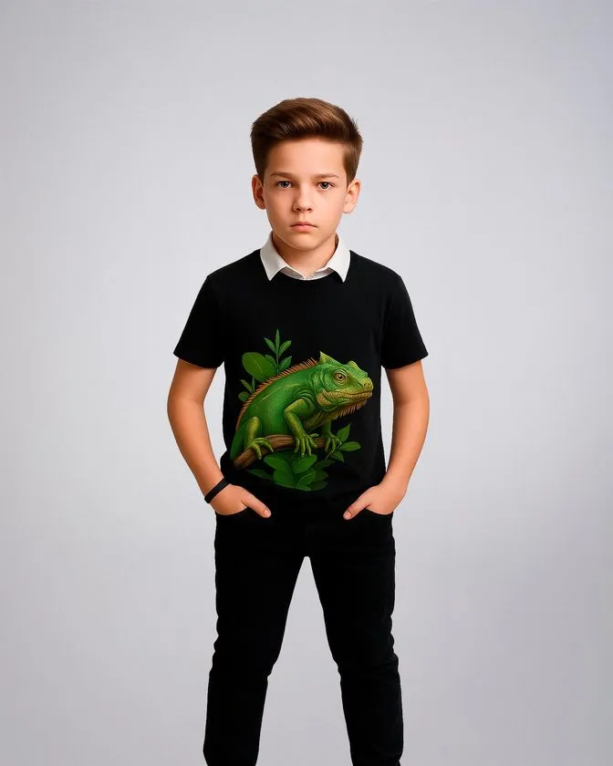 T-shirt stampata per ragazzi