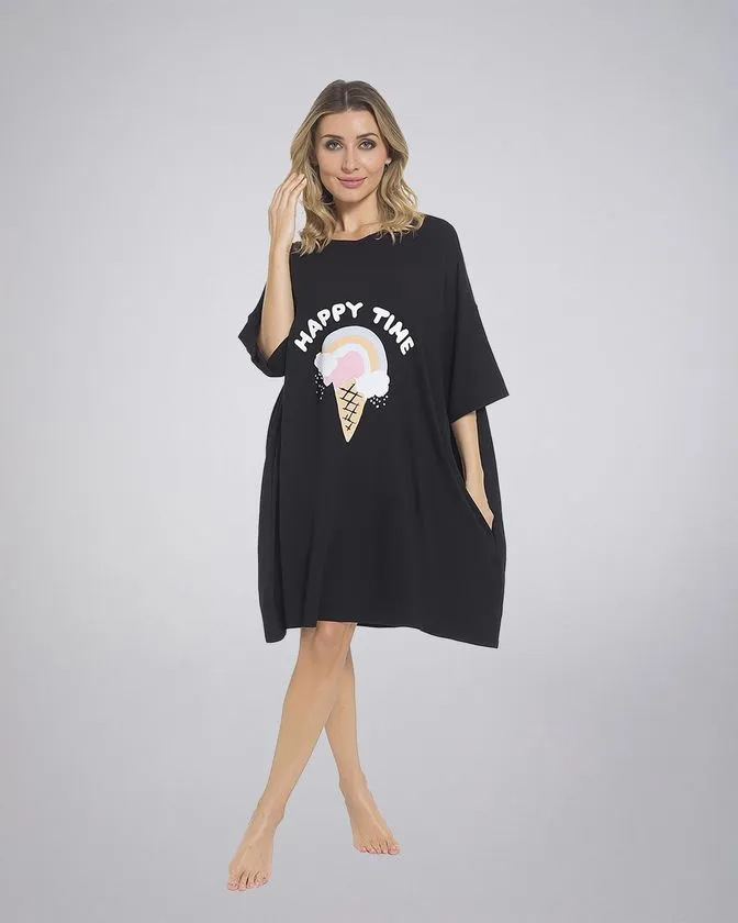 T-shirt oversize da notte per donna