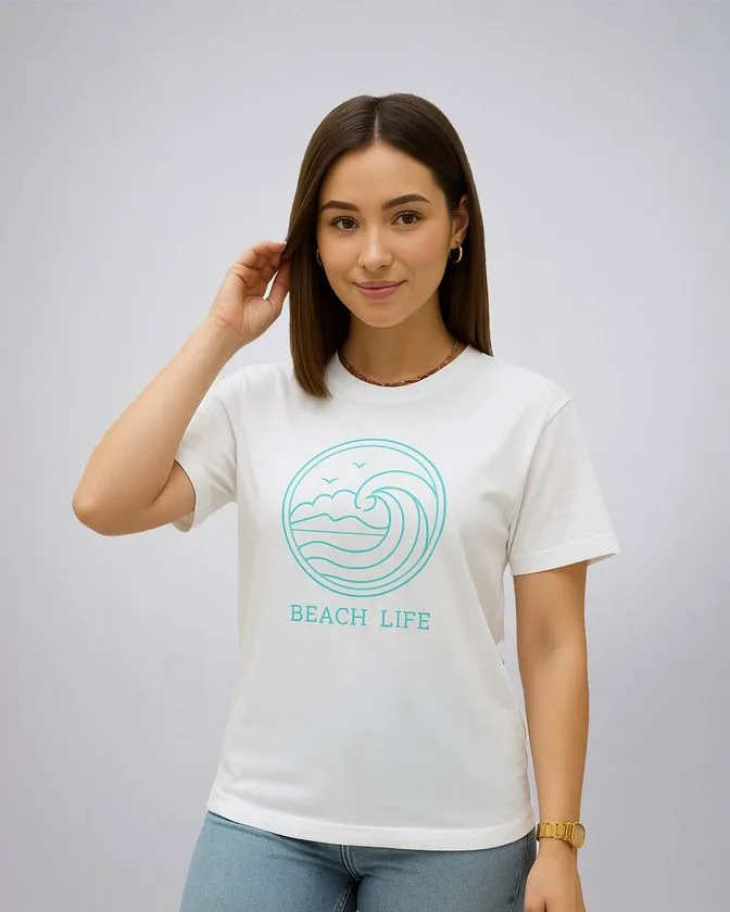 T-shirt donna con stampa