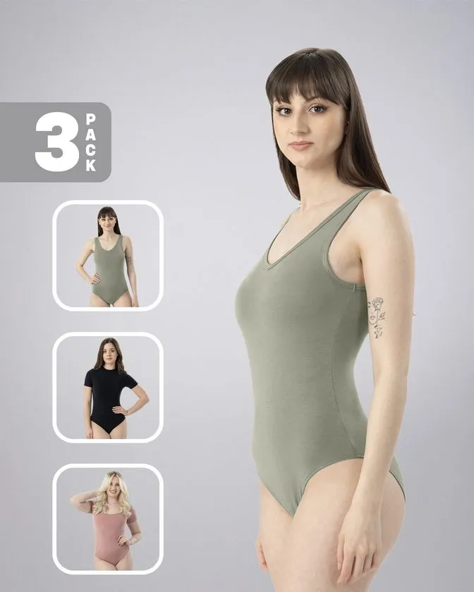 Body da donna - Confezione da 3