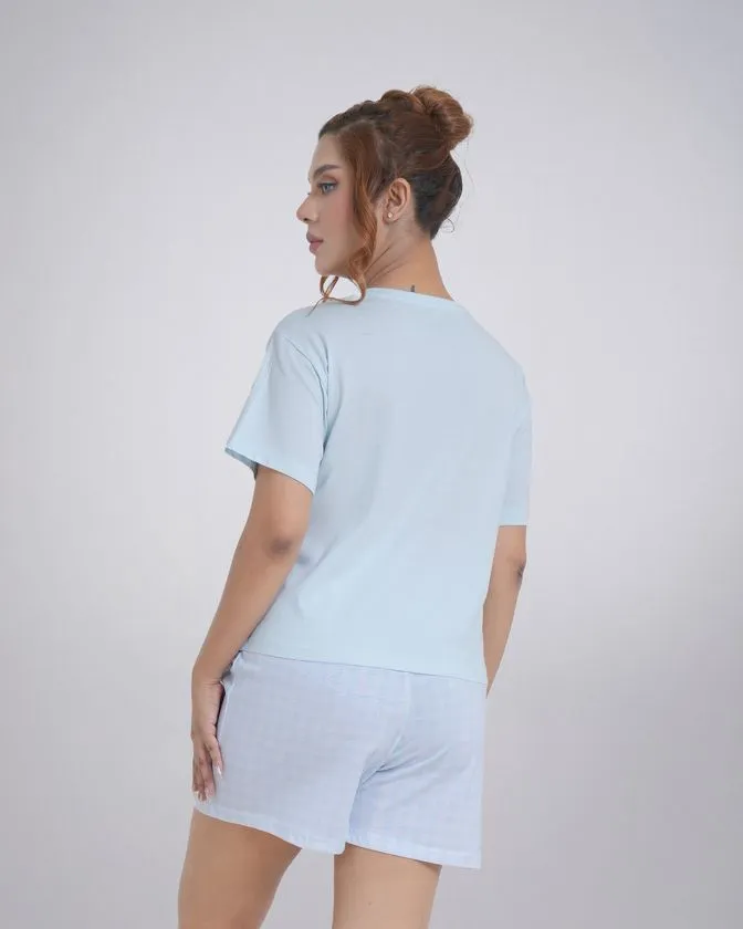 Set da notte donna – Maglietta a maniche corte e pantaloncini