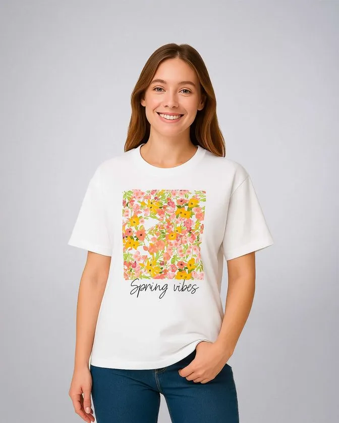 T-shirt donna con stampa