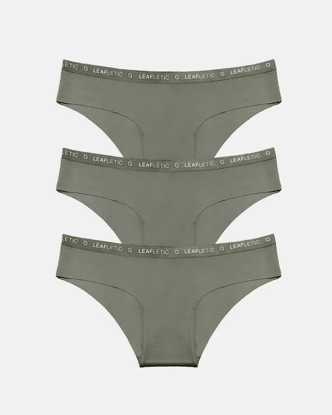 Slip hipster da donna in nylon ed elastan - Confezione da 3