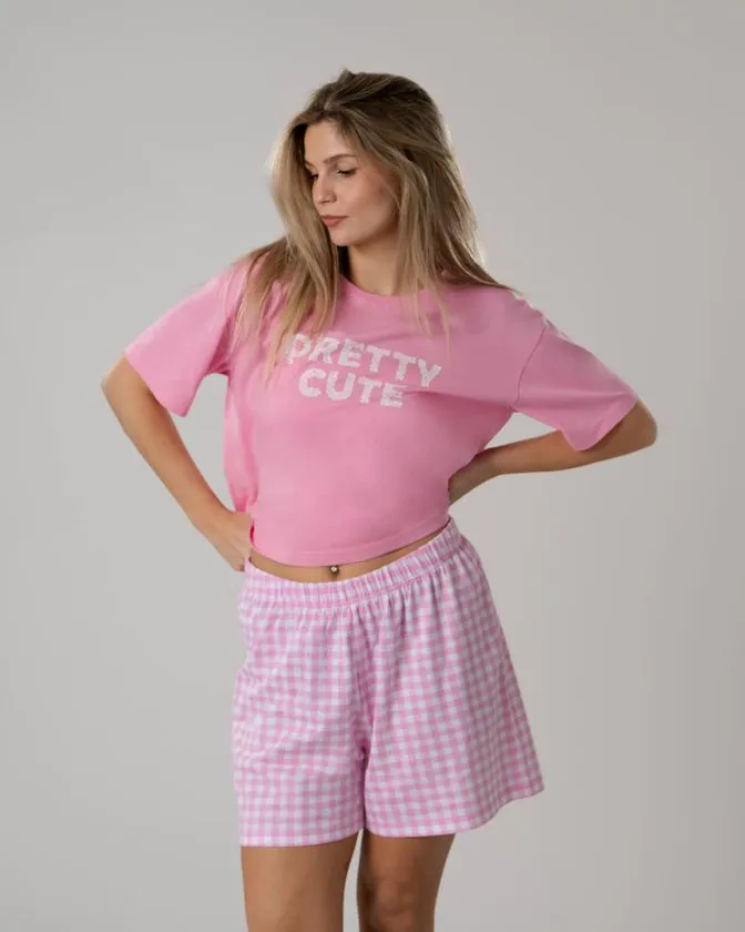 Set da notte donna – Maglietta a maniche corte e pantaloncini