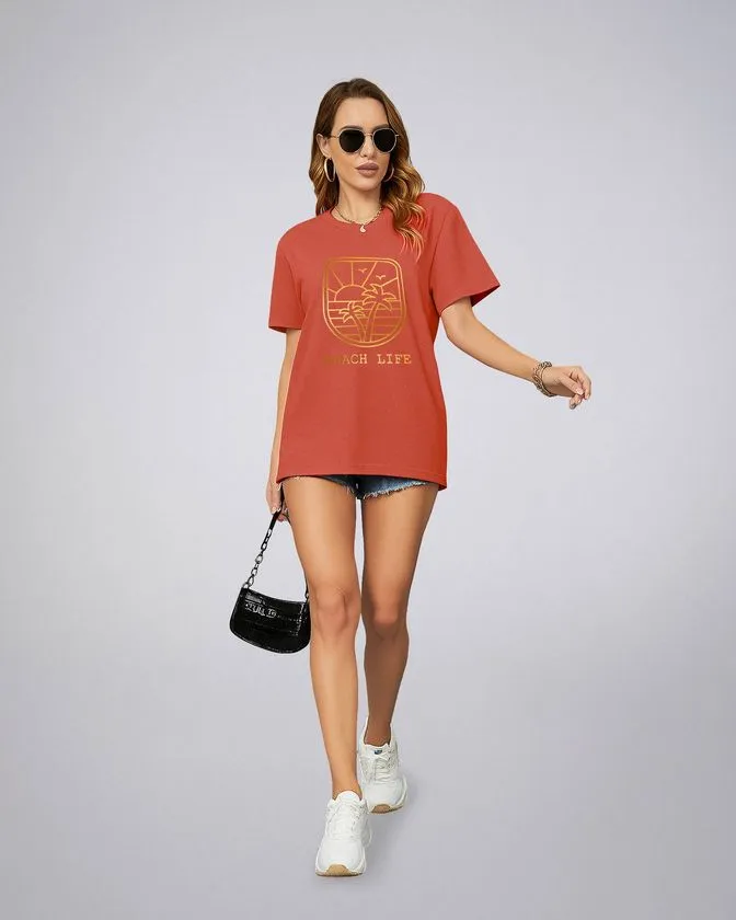 T-shirt donna con stampa