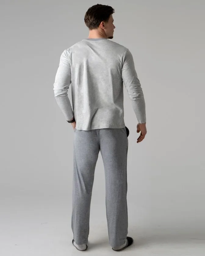 Set pigiama lungo da uomo