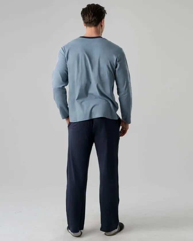 Set pigiama lungo da uomo