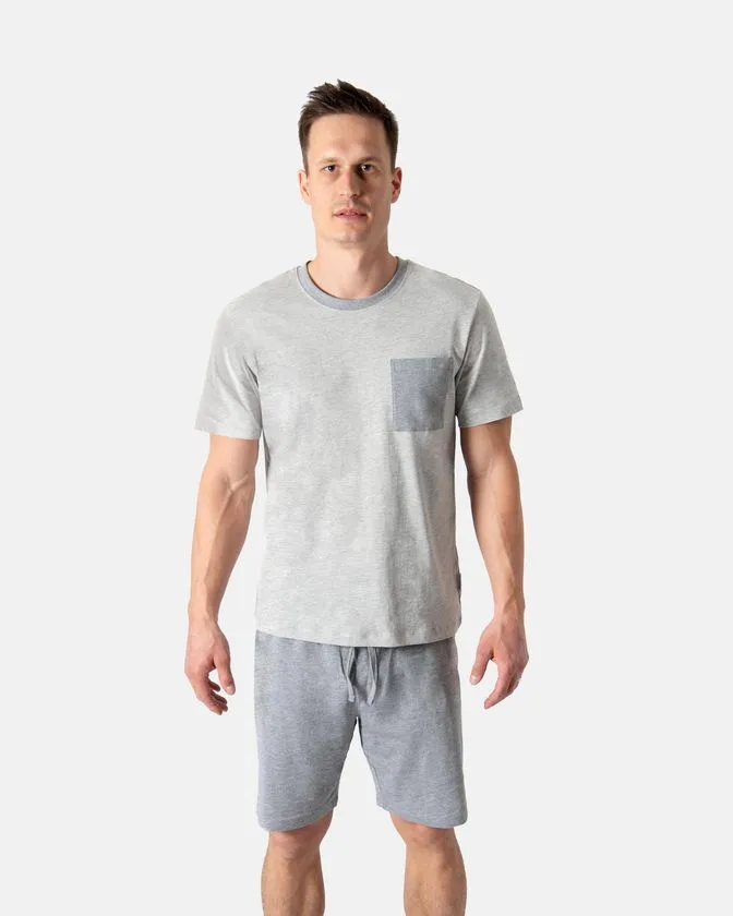 Pigiama corto da uomo set