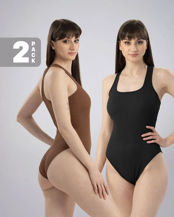 Body contenitivo da donna - Confezione da 2